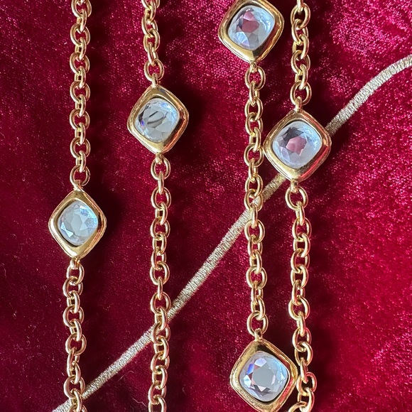 Chanel Vintage Quilted Crystal Sautoir - Picture 2 of 4